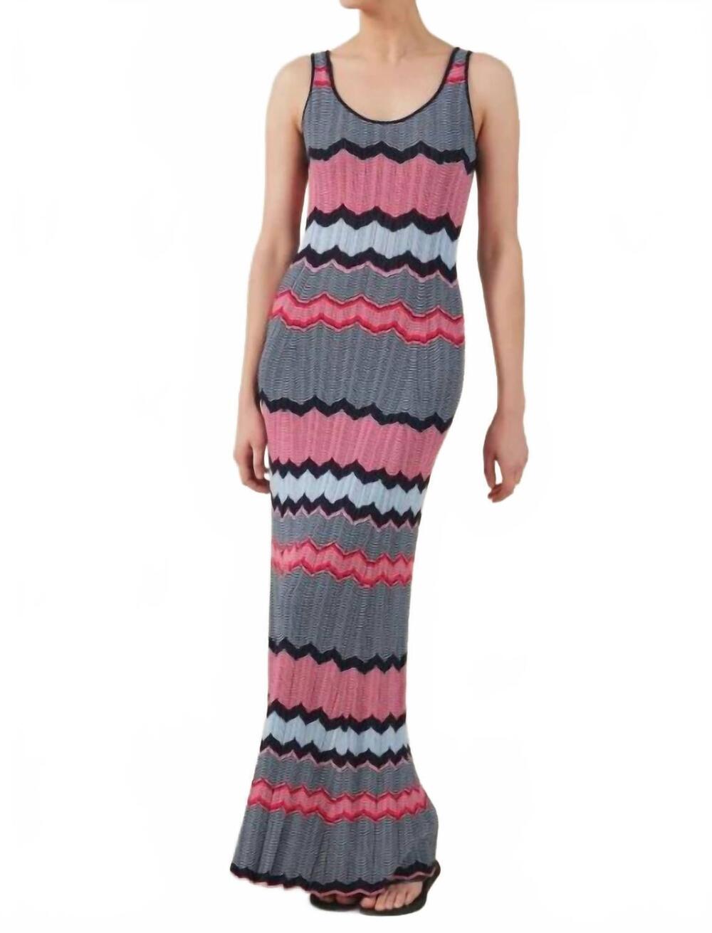 NEW VELVET BY GRAHAM & SPENCER valentina knit dress in multi